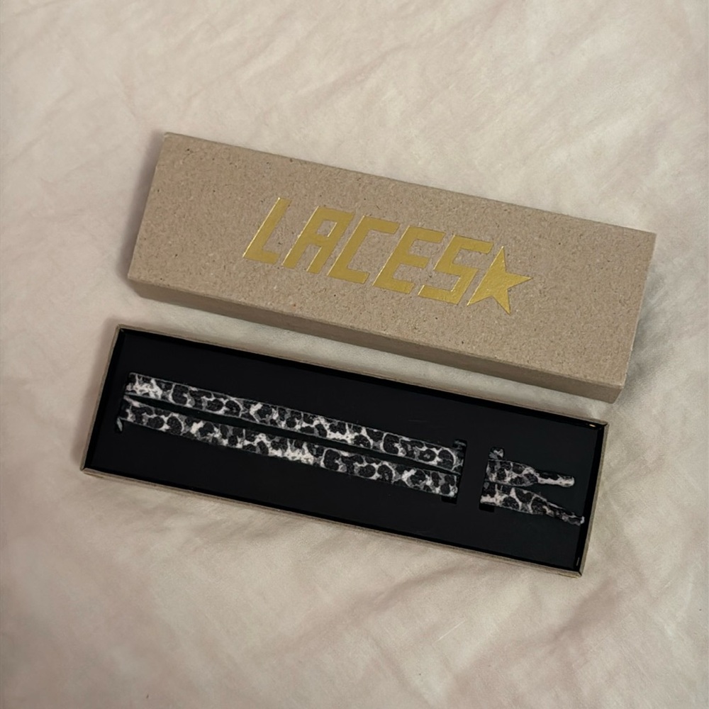 Leopard Print Shoelaces